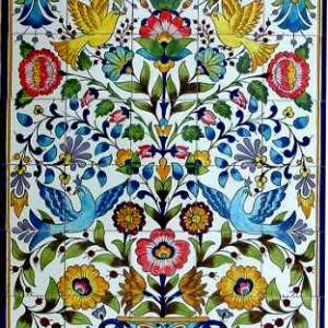 seven color tile panel